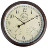 Esschert design stationsklok met thermo-hygrometer 30,5 cm tf008