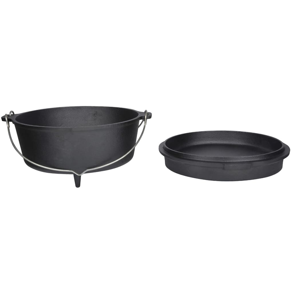 Esschert design sudderpot gietijzer 6,5 l zwart ff235