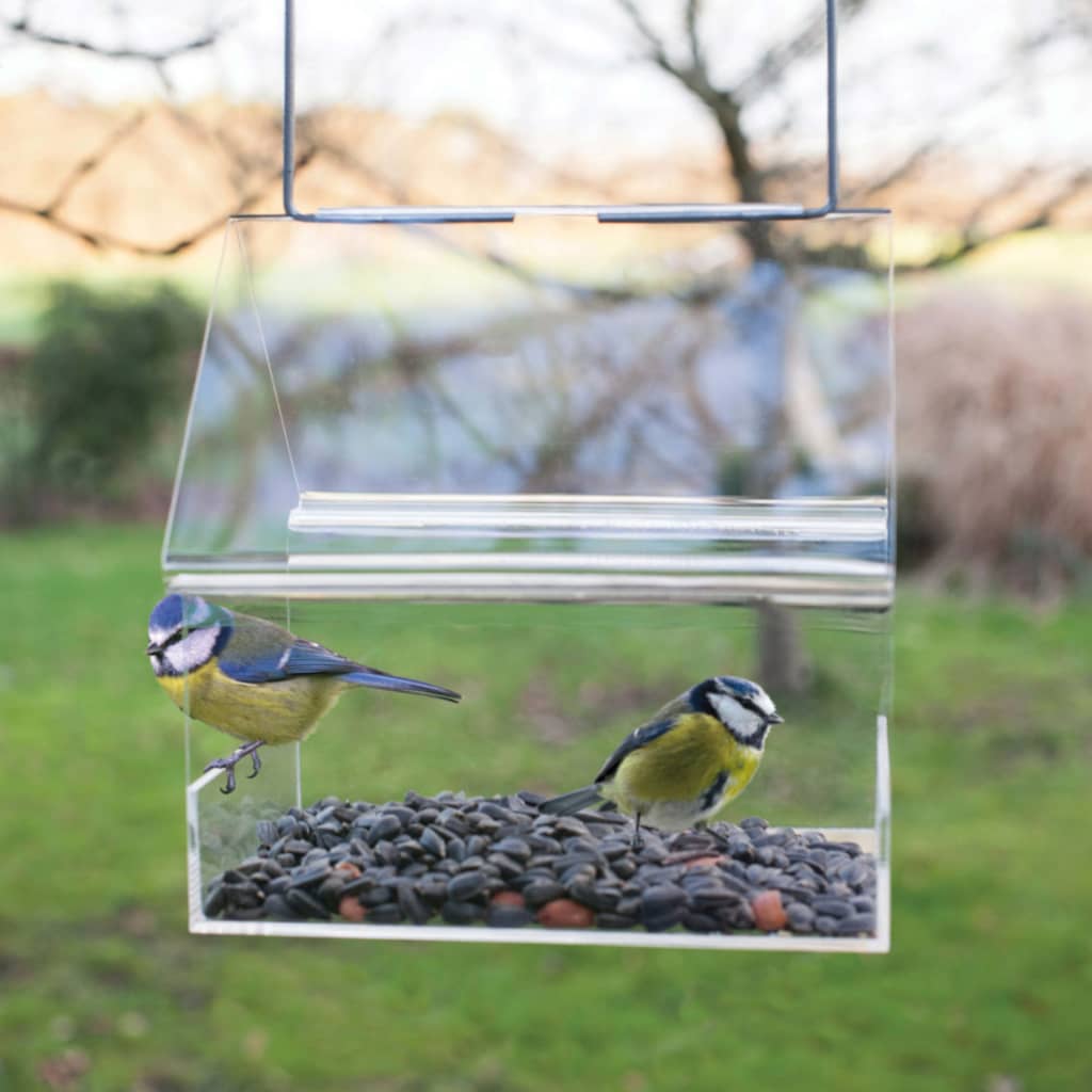 Esschert design vogelvoedertafel hangend acryl
