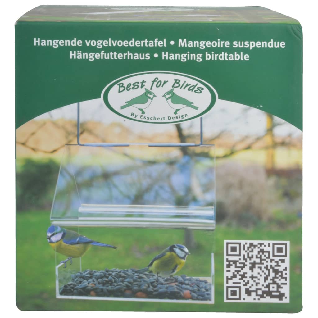 Esschert design vogelvoedertafel hangend acryl