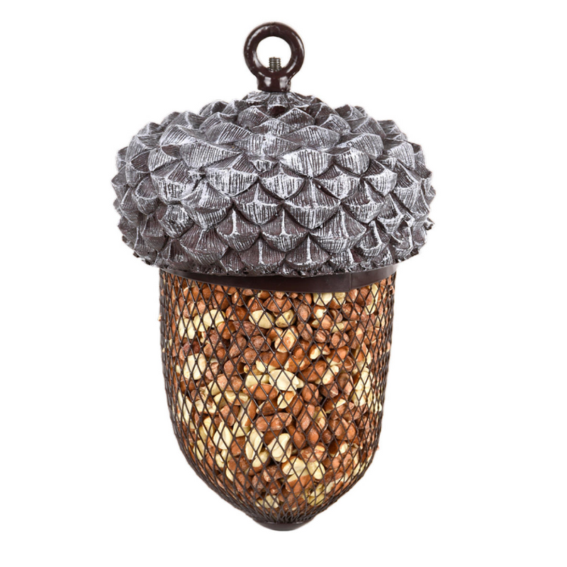 Esschert design voederhanger eikel metaal polyresin 14x22cm