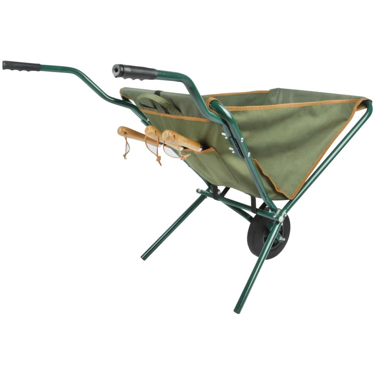 Esschert design kruiwagen inklapbaar groen gt138