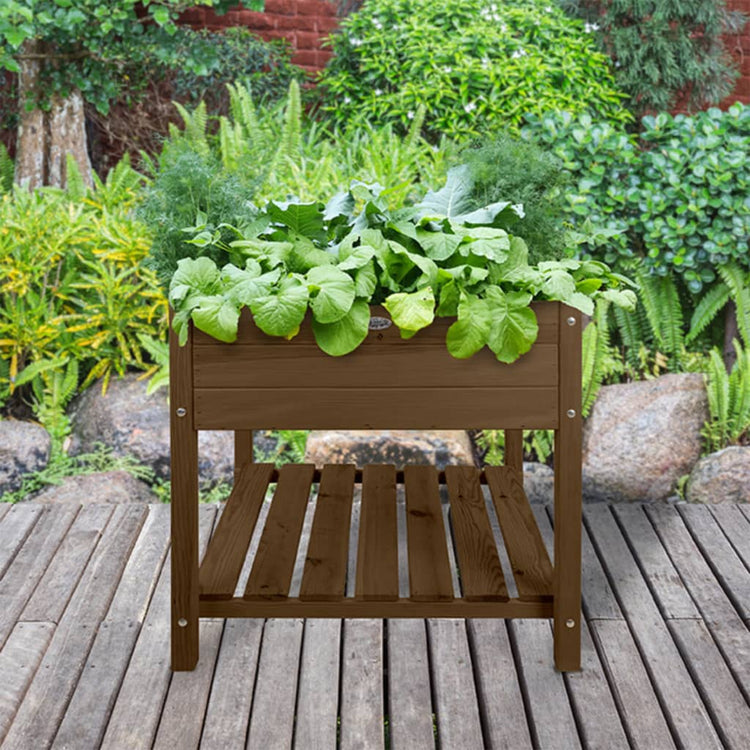Esschert design esschert design plantenbak verhoogd xl bruin