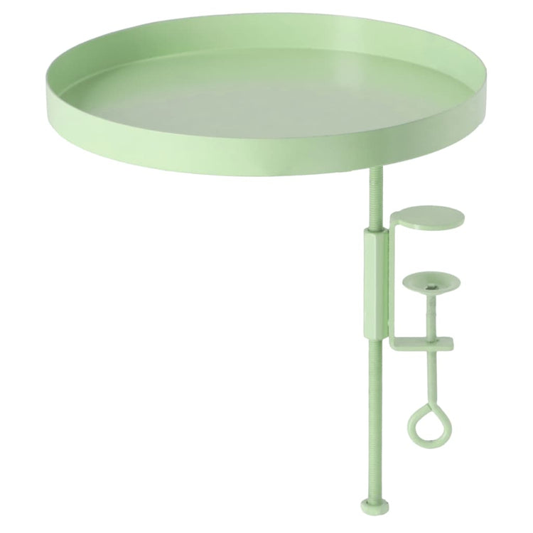 Esschert design plantenblad met klem rond l groen