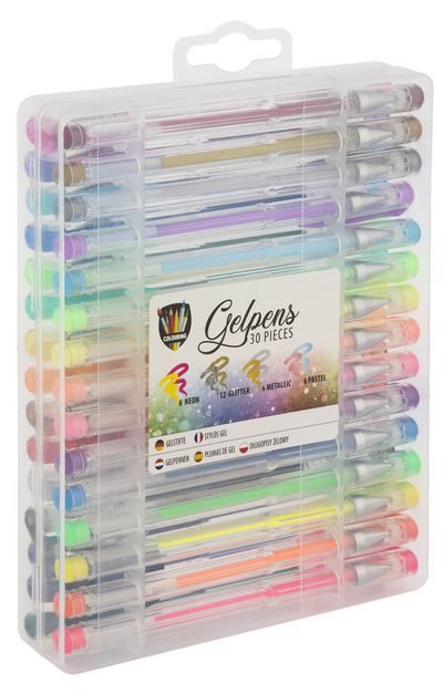 Creative craft group gelpennen bewaardoos, 30st.
