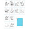 Bongers speelgoed basic craft pushout prikkaart dieren