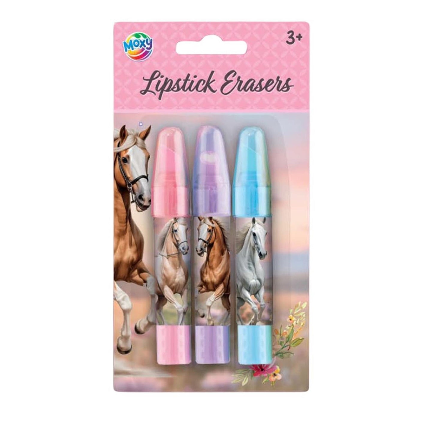 Moxy paarden lipstick gummen - 3st.