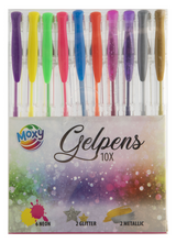 Moxy gelpennen 10 stuks - afbeelding 1