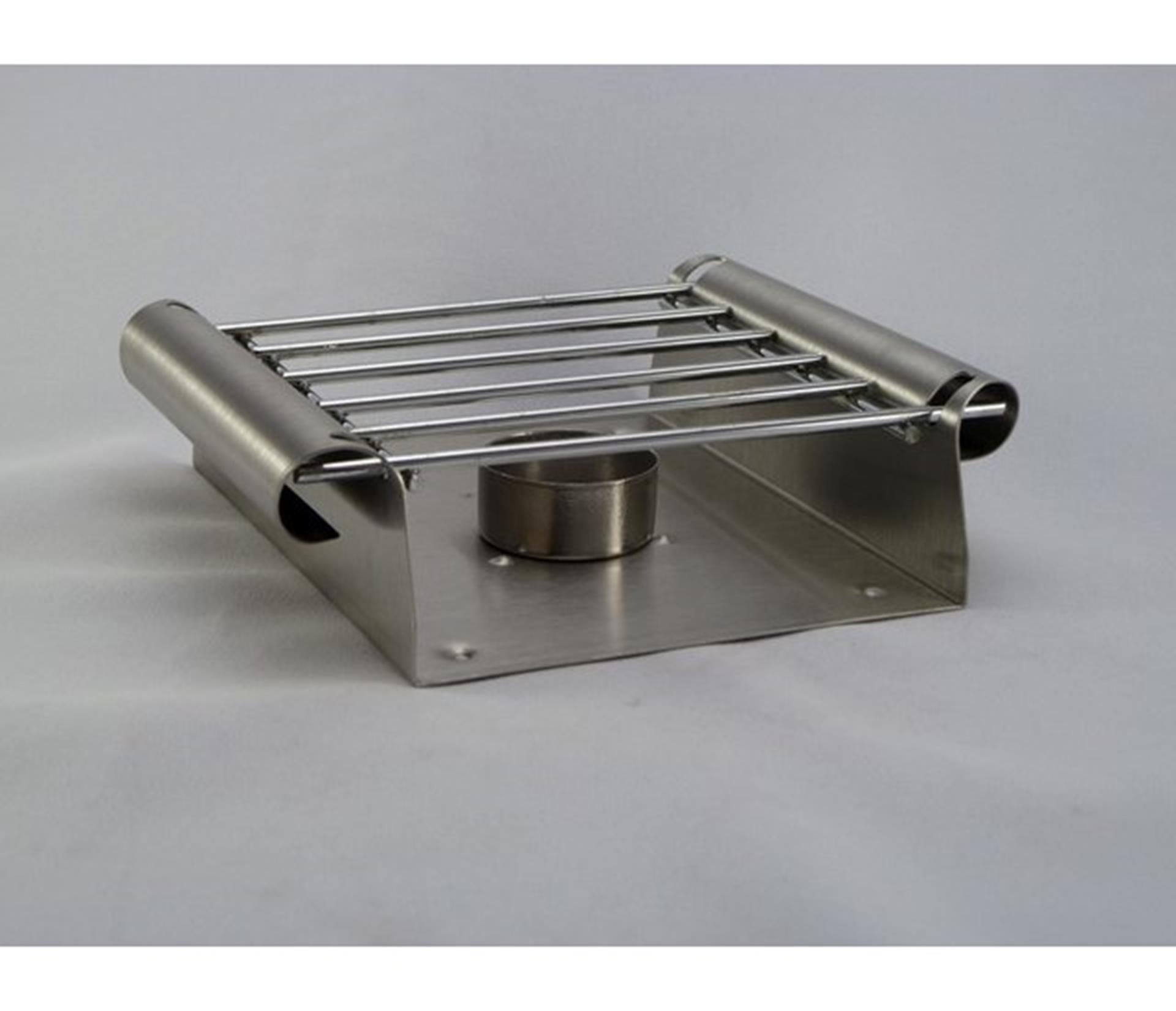 Aro houseware thee rechaud theelicht rvs 17x15cm 1-pit