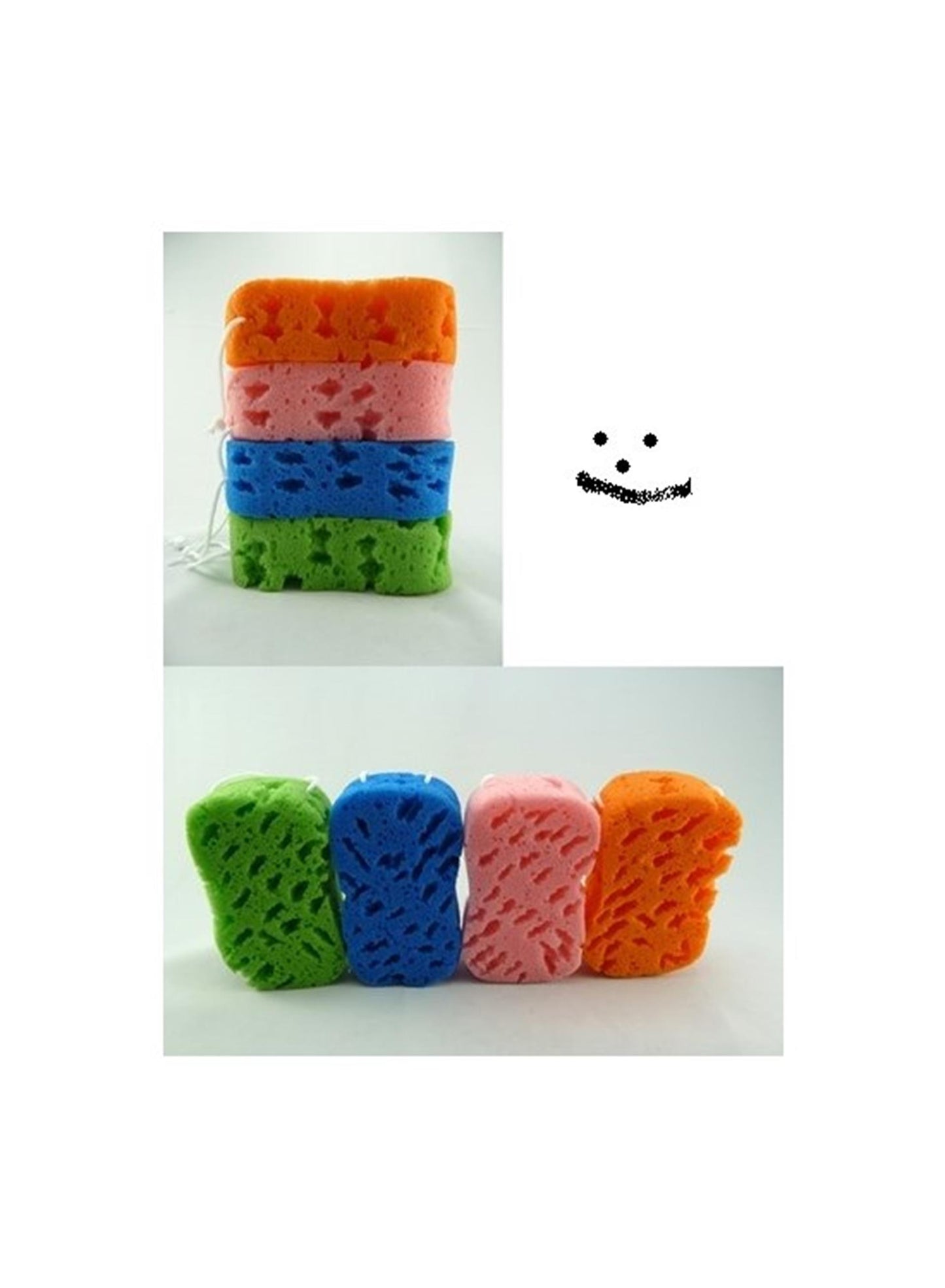 Aro houseware badspons met ophangkoord 15x9x5cm