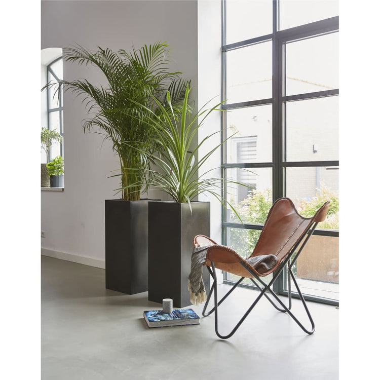 Capi Capi Plantenbak Urban Smooth rechthoekig 36x79 cm zwart