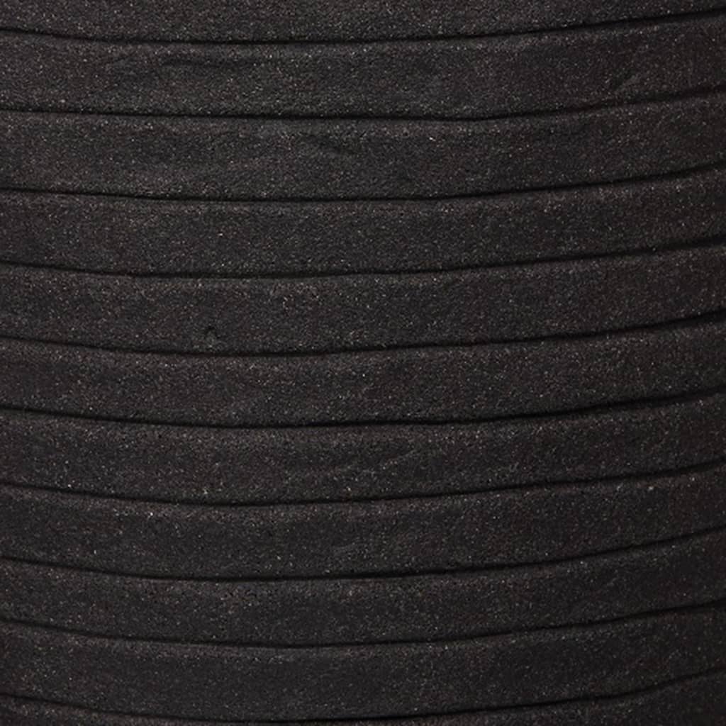 Capi plantenbak nature row vierkant 40x40 cm zwart kblro903