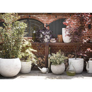 Capi bloempot nature rib bolvormig 40x32 cm ivoorkleurig kofi270 - afbeelding 3