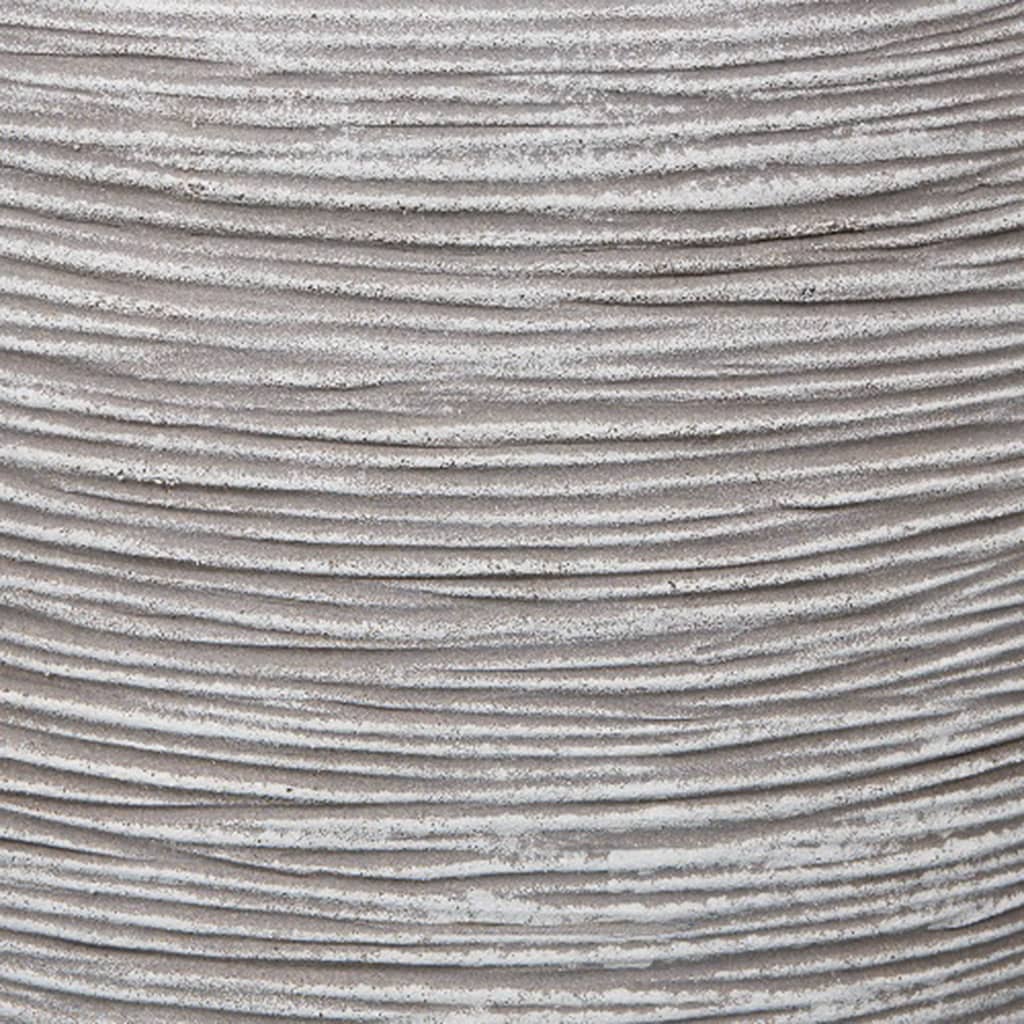 Capi bloempot nature rib bolvormig 62x48 cm ivoorkleurig kofi271