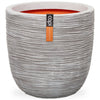 Capi bloempot nature rib 35x34 cm ivoorkleurig kofi932