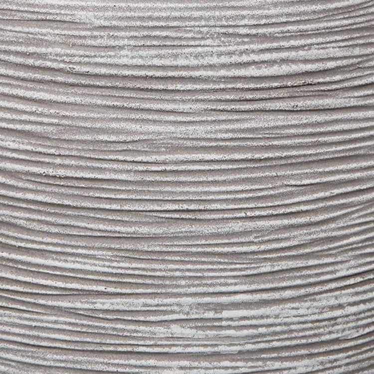 Capi bloempot nature rib 35x34 cm ivoorkleurig kofi932