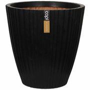 Capi bloempot urban tube taps 40x40 cm zwart kblt801 - afbeelding 1