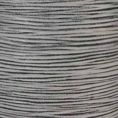 Capi bloempot nature rib elegant laag 36x47 cm antraciet kofz782