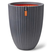 Capi bloempot urban tube elegant laag 46x58 cm donkergrijs - afbeelding 1