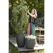 Capi bloempot urban tube elegant laag 46x58 cm donkergrijs - afbeelding 2