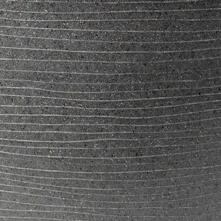 Capi bloempot arc granite laag 61x25 cm antracietkleurig