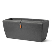 Capi plantenbak arc granite rechthoekig 90x35x40 cm antracietkleurig - afbeelding 1