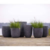 Capi plantenbak waste rib laag elegant 34x46 cm grijs
