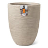 Capi plantenbak waste rib elegant laag 46x58 cm terrazzo beige