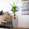 Capi bloempot groove elegant 46x58 cm ivoorkleurig