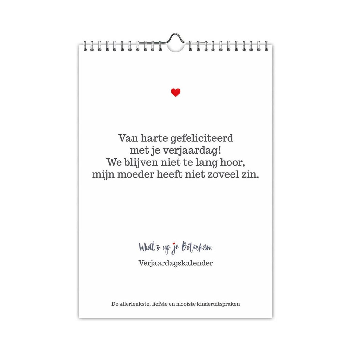 Comello what's up je boterham - verjaardagskalender - a4