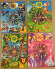 Kleurboek+wasco krijtjes. 4 ass 12 stuks - afbeelding 1