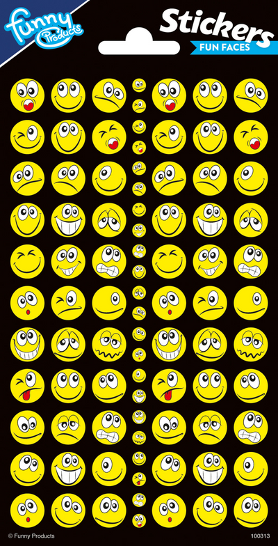 Creative craft group stickervel twinkle - grappige gezichten