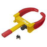 Proplus wielklem universeel max. bandbreedte 26,5 cm geel rood - afbeelding 2