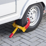Proplus wielklem universeel max. bandbreedte 26,5 cm geel rood - afbeelding 1