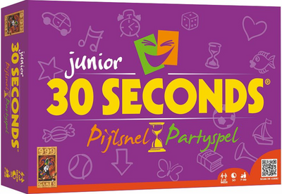 999games 999 games - 30 seconds ® - junior - partyspel - vanaf 7 jaar - kinderspel - gezelschapsspel - actiespel - nederlandstalig