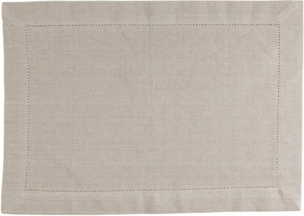 Linen More Linen More Placemats Indi 35cm x 50cm Beige