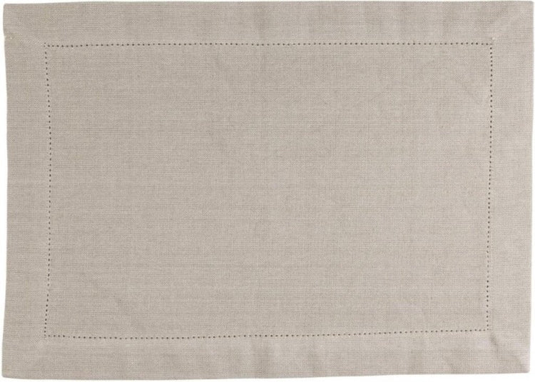 Linen More Linen More Placemats Indi 35cm x 50cm Beige
