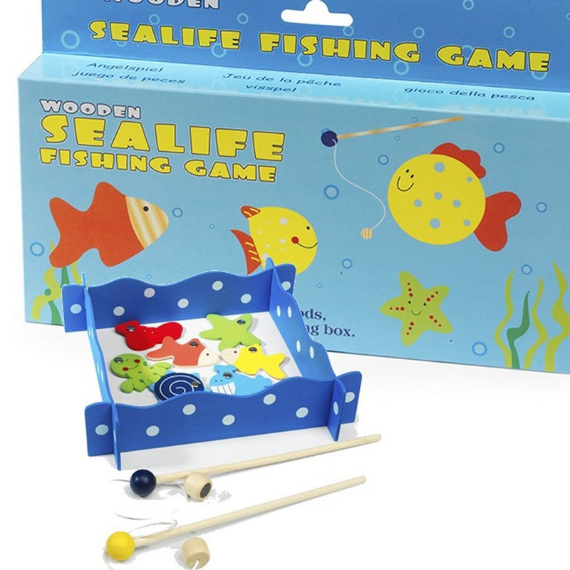 Simply for kids houten hengelspel met visjes