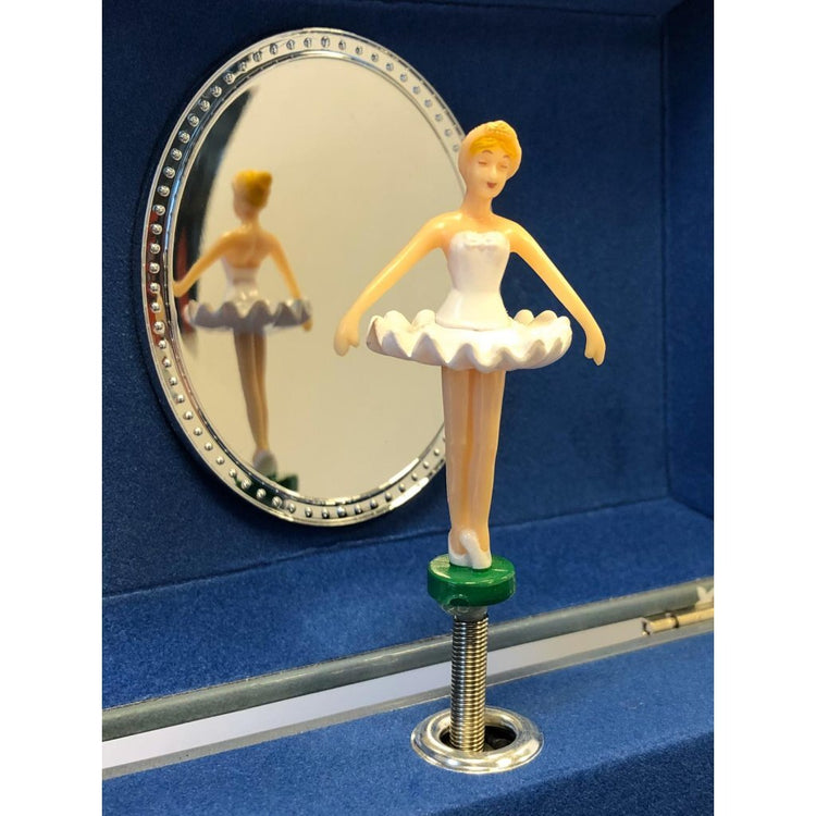 Simply for kids juwelen-muziekdoosje ballerina witte jurk blauw wit