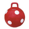 Skippybal rood met witte stippen. 50 cm