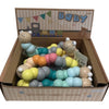 Houten wiggly worm. pastelkleur. 3+