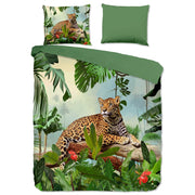 Good Morning Good Morning Dekbedovertrek JUNGLE 200x200 220 cm meerkleurig - afbeelding 2