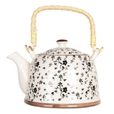 Clayre eef theepot met filter 800ml 18x14x12cm - afbeelding 1