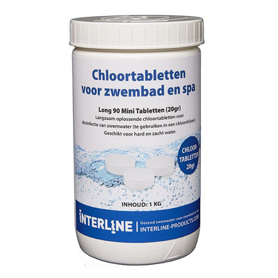 Interline zwembad 20 grams chloortabletten 1 kg