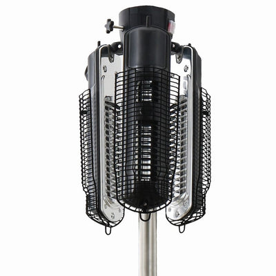 Sunred parasolverwarming 2000 w halogeen zwart en zilver ph10
