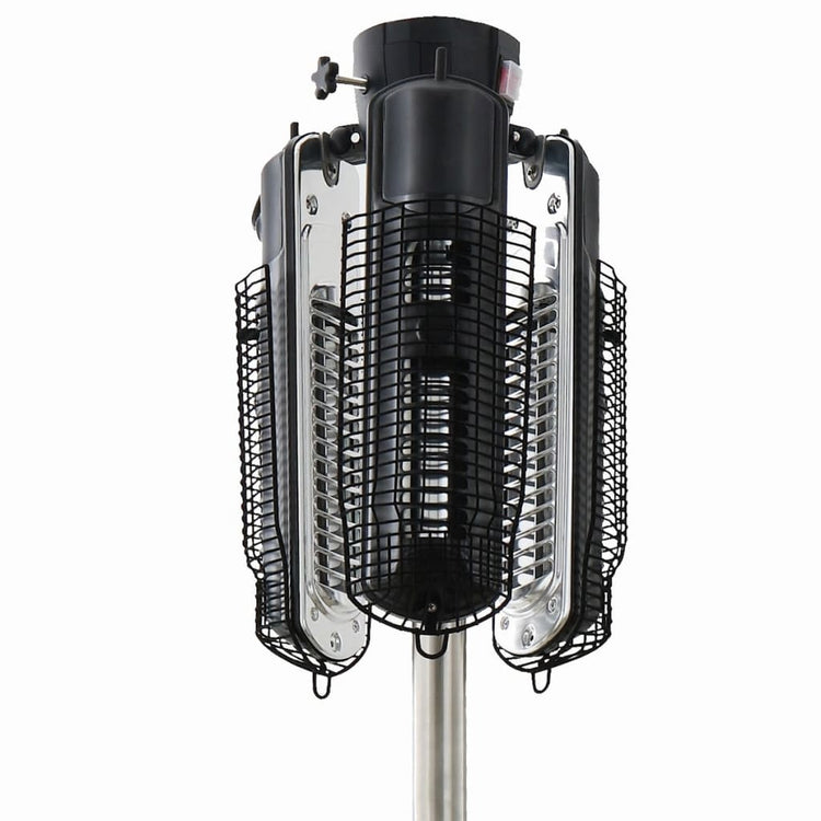 Sunred parasolverwarming 2000 w halogeen zwart en zilver ph10