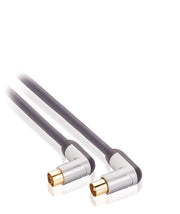 Profigold profigold prov8803 coaxkabel male gehoekt female gehoekt 3,00 m zwart - afbeelding 3