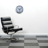 Nextime ne-3999ar wandklok dia. 35 cm, geborsteld aluminium, #039;station #039;