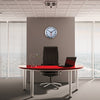 Nextime ne-3999ar wandklok dia. 35 cm, geborsteld aluminium, #039;station #039;