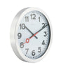 Nextime ne-3998ar wandklok dia. 19 cm, geborsteld aluminium, 'station'